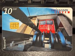 Swisscom Taxcard 10 CHF Muottas Muragl gebraucht