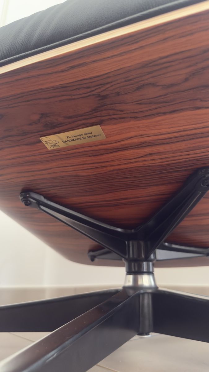 Liegen & Liegestühle: Design Lounge Sessel mit Ottoman – Gebraucht aus Perly von Mudre 1