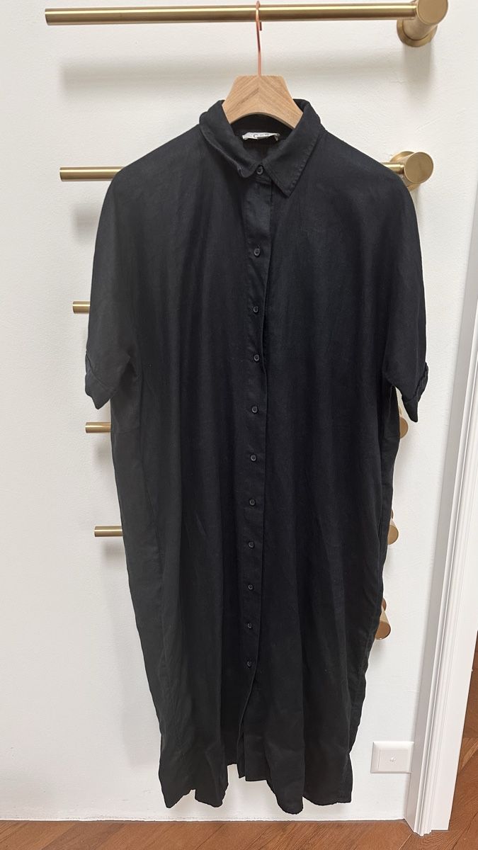 Cos Vestiti: Hemdblusenkleid von COS 100% Leinen – Usato da Dulliken venduto da Ohara01