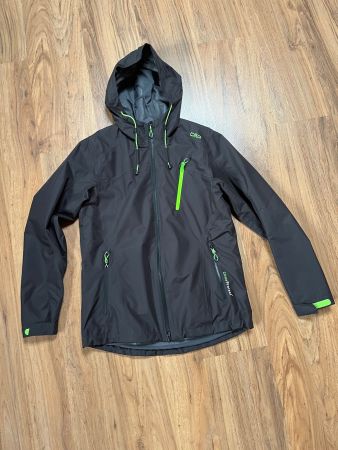 Damen Regenjacke CMP 38 schwarz-grün NEU