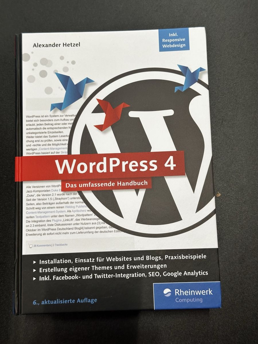 Bücher: WordPress 4 - Das umfassende Handbuch - Top Zustand! – Neu (gemäss Beschreibung) aus Eglisau von Brewster1