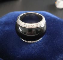 Silberring 925 mit Onyx, makellos & tiefschwarz - Neu