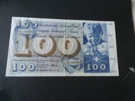 Schweiz 1961,  100 Franken