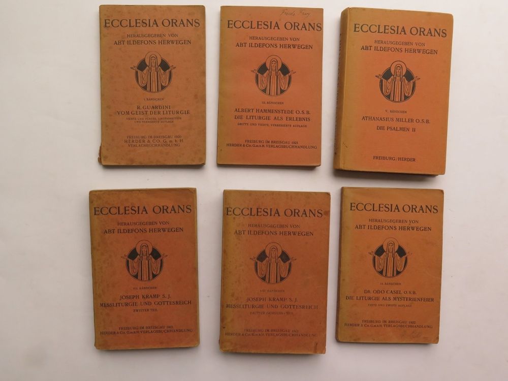 Ecclesia Orans - Ildefons Herwegen - 6 Bücher - 1920-22 | Kaufen Auf ...