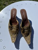 Mules It's for You doré ornées taille 37 