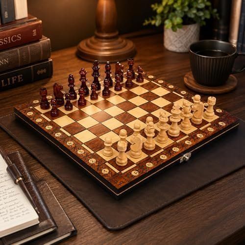 Giochi: Schach 24x24 – Nuovo e nell'imballaggio originale da Hundwil venduto da Stallone5 7