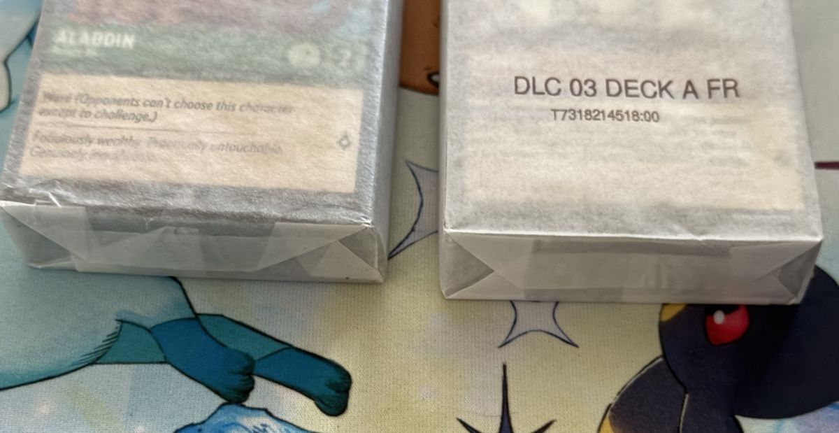 Disney Carte collezionabili: Lorcana - 2x deck 1x / FR 1x EN – Nuovo (secondo la descrizione) da Uvrier venduto da sauma85 1