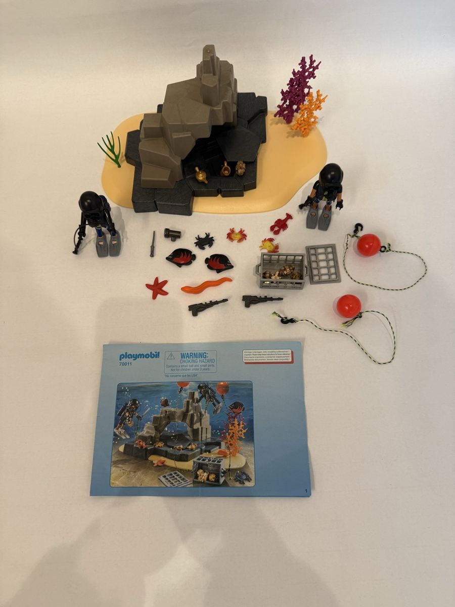 Playmobil Giocattoli: Playmobil Polizei, Boot und Schatzinsel – Usato da Affoltern am Albis venduto da Noodle71 1