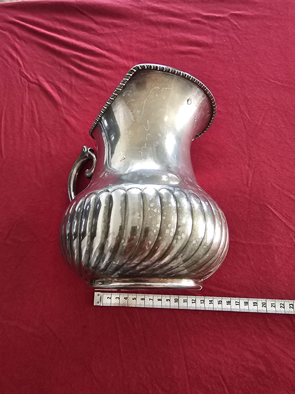 Caraffe: Vintage Silver Plated Water Pitcher - Elegant Design! – Usato da Immensee venduto da Gitter 2