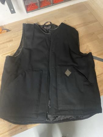 Weste Herren schwarz Grösse XL