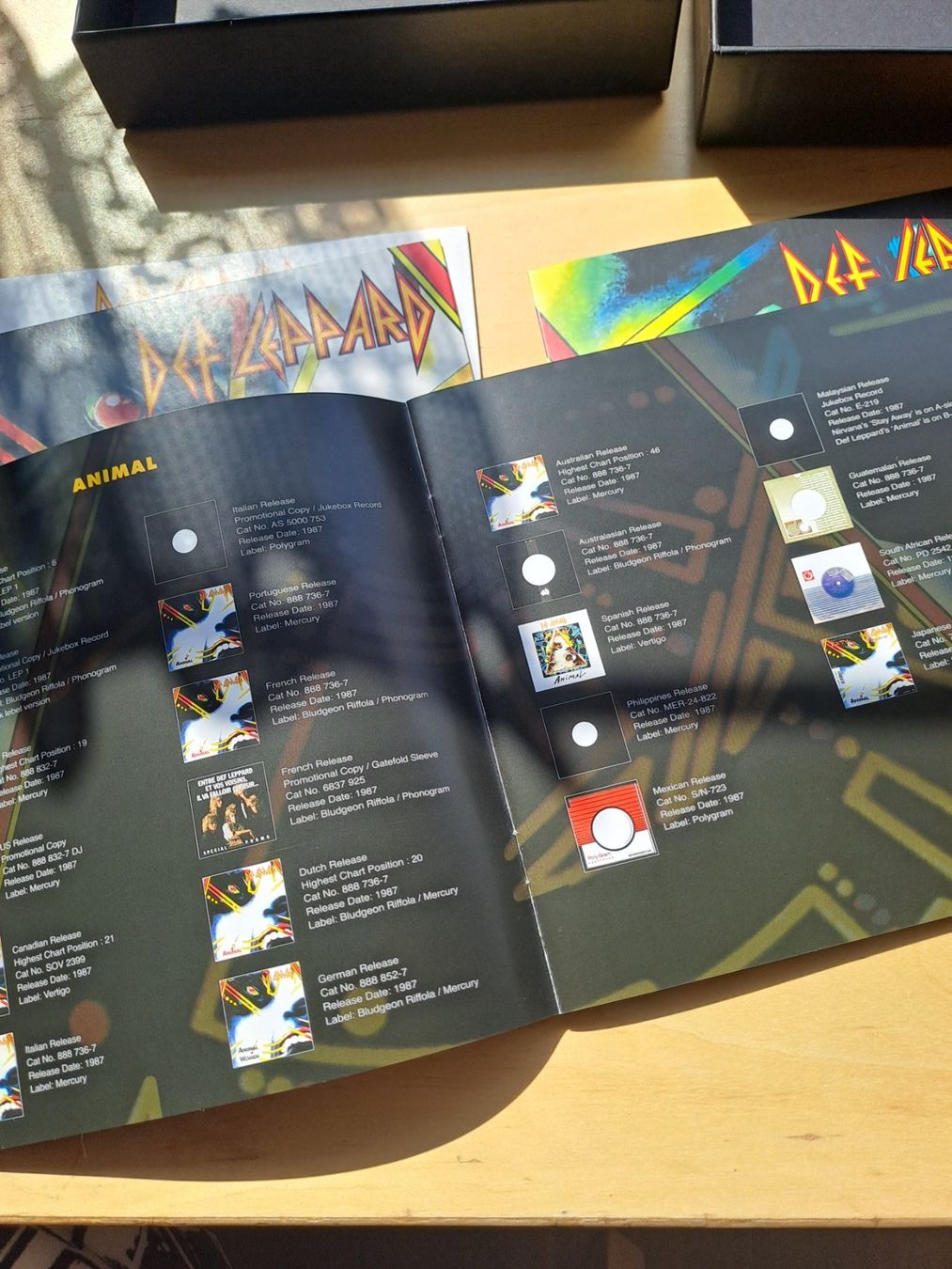 Dischi in vinile: Def Leppard 7" Vinyl Box Set 10 platten – Nuovo (secondo la descrizione) da Bitsch venduto da jajo79076 5