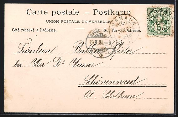 Ansichtskarten: AK Thielle, Strassenpartie, 1900 – Gebraucht aus Berlin von bartko-reher 1