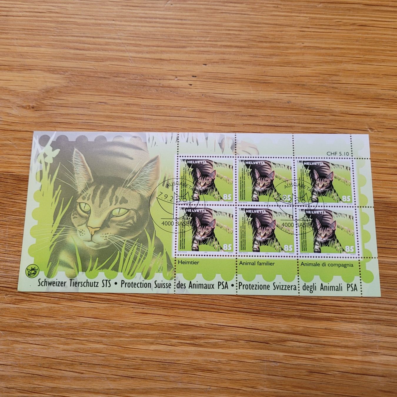 Tous les timbres: Kleinbogen CH ET Feuillet CH ET Basel 2004 – D'occasion à Biel/Bienne par Destockweb