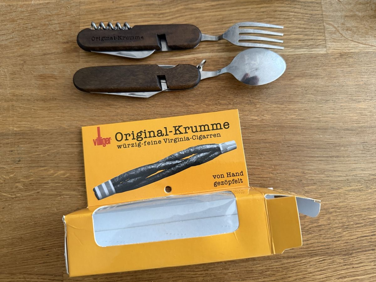 Coltelli tascabile: Camping Messer, Löffel, Gabel Taschenmesser Villiger – Nuovo (secondo la descrizione) da Goldach venduto da Messerguru 2