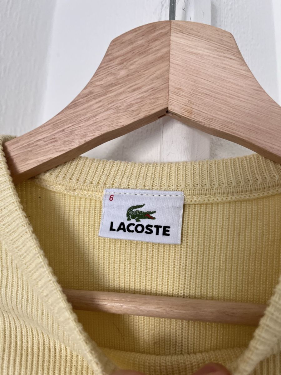 Lacoste Maglioni & Felpe: Lacoste Pullover gelb Grösse 6 mit Flecken – Usato da Lausanne venduto da Danash 5
