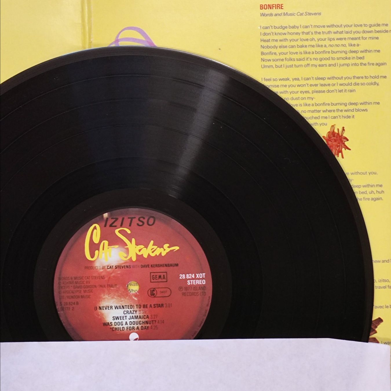 Dischi in vinile: Cat Stevens – Izitso, Vinyl - LP 12" – Usato da Winterthur venduto da sumpfis 3