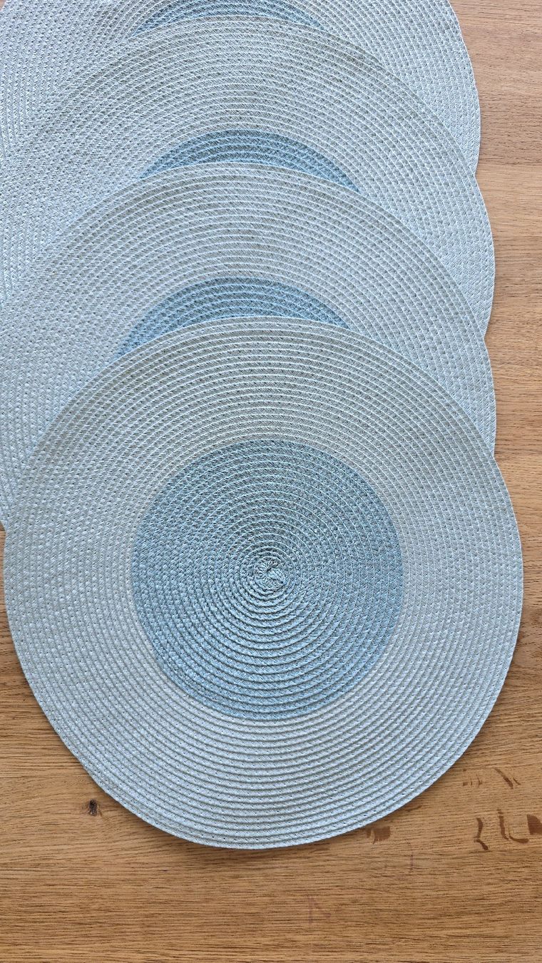 Tischset: 6 x Tischset Türkis – Gebraucht aus Buchberg von MaddieF 1