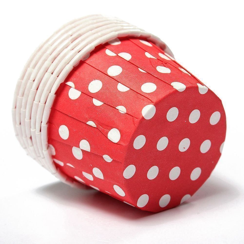 Teglie da forno: NEUE Cupcake-Form rot-weiss Polka dots - 80760 – Nuovo (secondo la descrizione) da Küssnacht am Rigi venduto da Dot.Your.Life