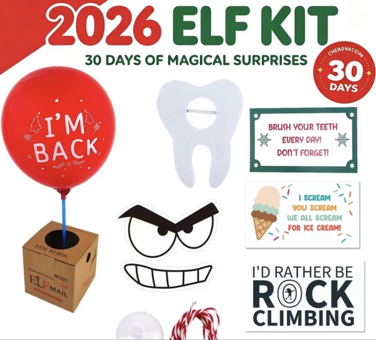 Elf on the Shelf – 30 Tage Wichtelzauber & lustige Streiche (Neuf avec ...