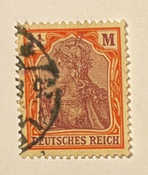 Tutti i francobolli: Deutsches Reich 1-1/2M – Usato da Oftringen venduto da Vucki