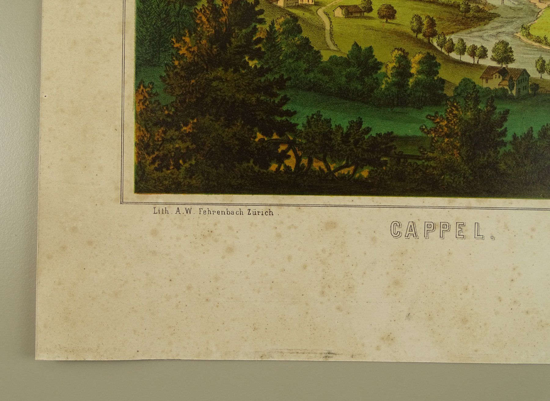 Incisioni: EBNAT-KAPPEL, LITHOGRAPHIE um 1880 – Usato da Grüningen venduto da Kartensammler 6