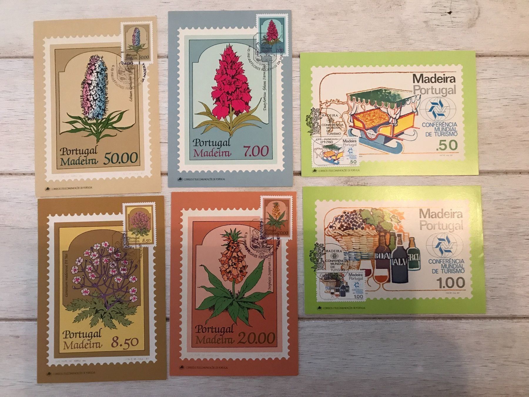 Cartoline postali: 6 Postkarten Madeira (100-13) – Usato da St.Gallen venduto da Bigdisch