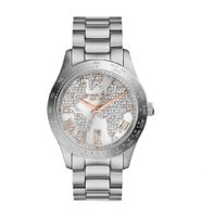 Michael Kors Uhr Damenuhr Layton Weltkarte Schmuck Steinchen