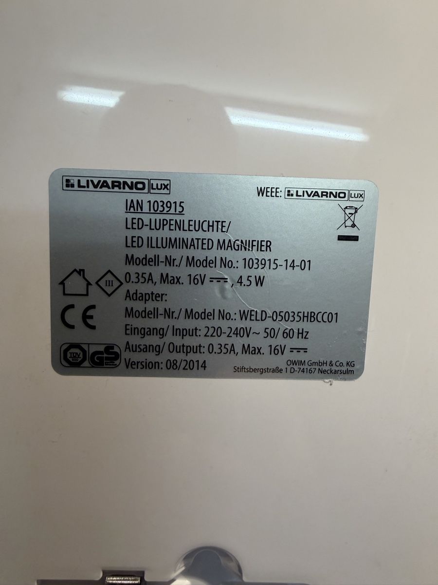 Lampen: Livarno Lupenleuchte / LED Illuminated Magnifier – Gebraucht aus dietikon von fernando011 6