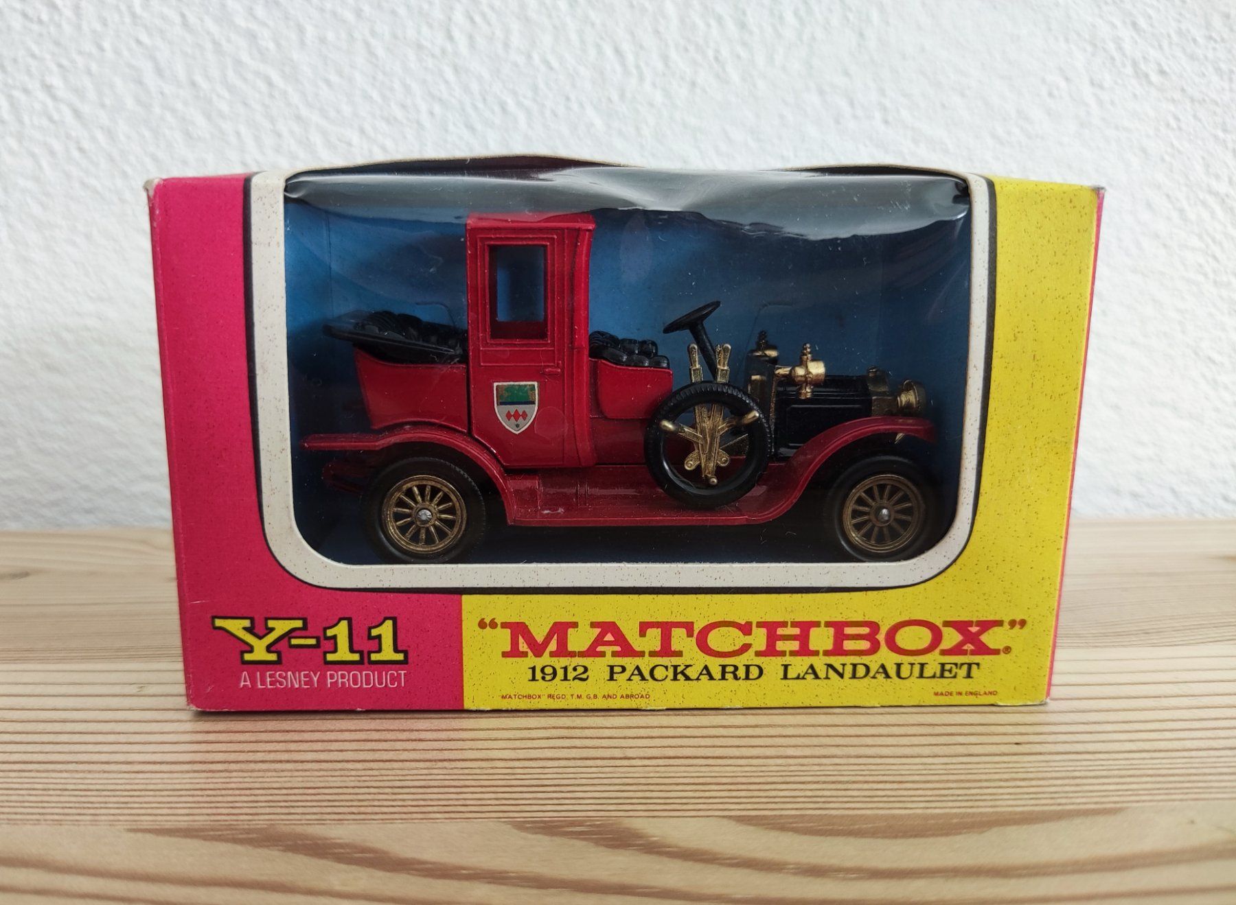 Matchbox Modellini d'auto: Y-11 MATCHBOX 1912 PACKARD LANDAULET – Usato da Chur venduto da Nisami