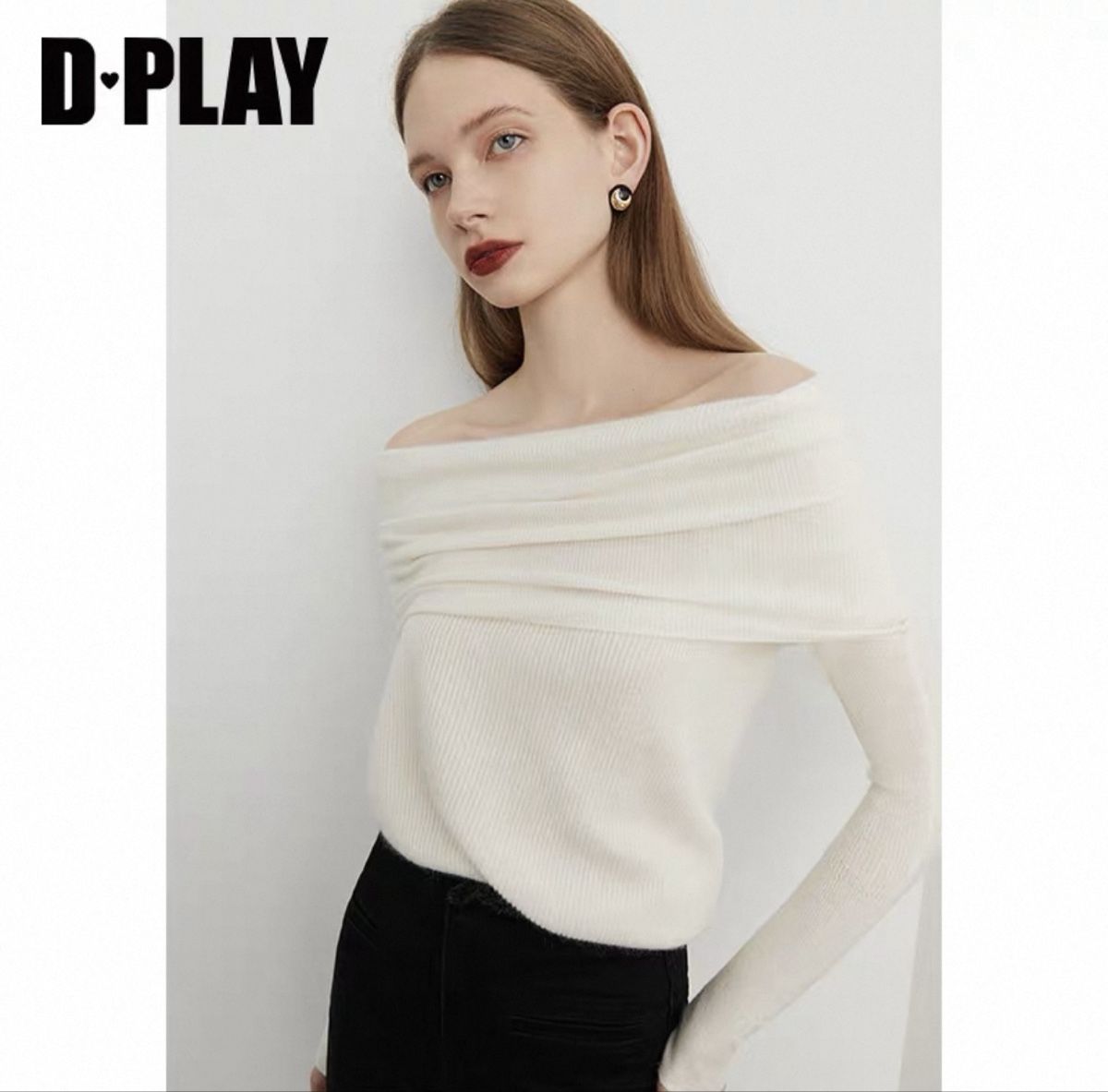 Maglioni & Felpe: NEW Ivory Off-Shoulder Knit Sweater Top – Nuovo (secondo la descrizione) da Dübendorf venduto da zhe_69pd