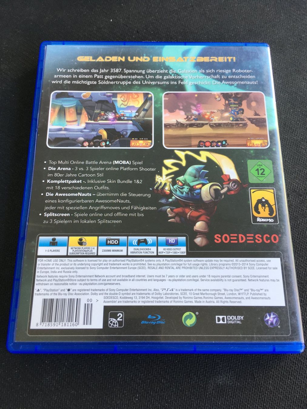 Sony Giochi: Awesomenauts Assemble! - PS4 / Playstation 4 – Usato da St.Gallen venduto da Punktchen01 1