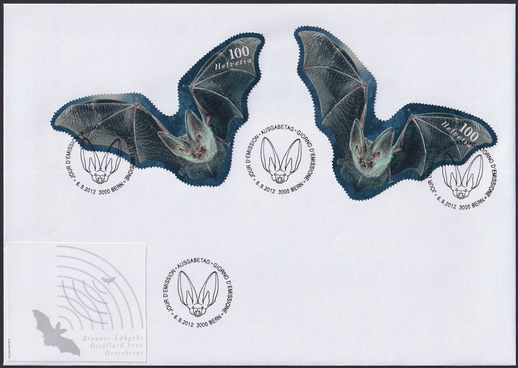 Tutti i francobolli: 2012, Nr.1444 Block-Ausschnitt "LANGOHR" auf FDC ! – Usato da Sursee venduto da Luzernerraute