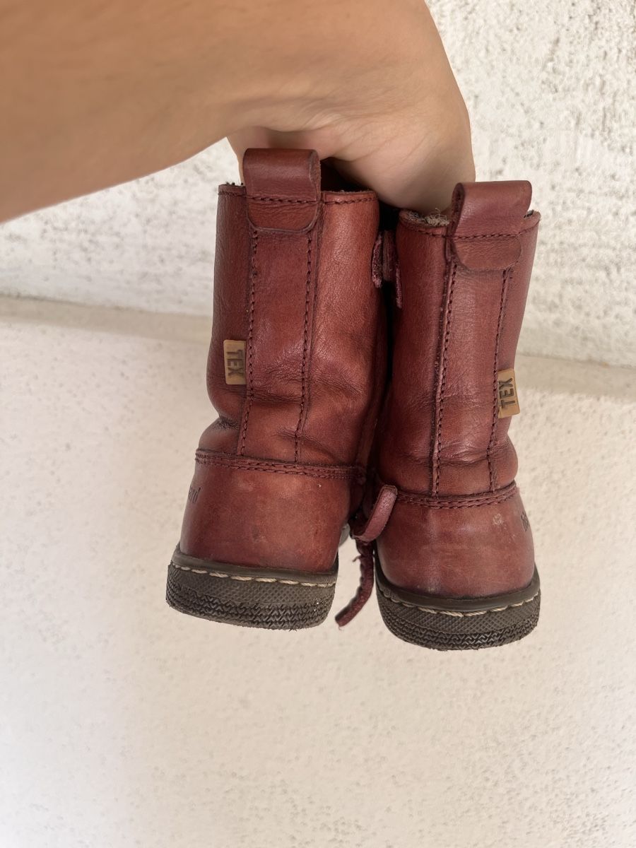 Bisgaard Schuhe für Jungen: Bisgaard Lederstiefel mit Wolle Gr. 25 – Gebraucht aus Basel von luk_stein 1