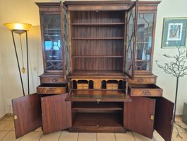 Antiker, Englischer Vitrinenschrank