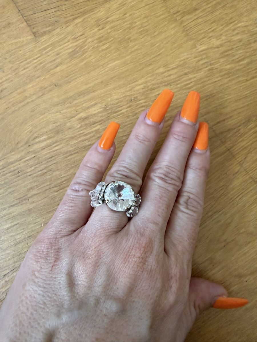 Anelli: Ring mit Kristallen und Perlen – Usato da Richterswil venduto da cobruetsch