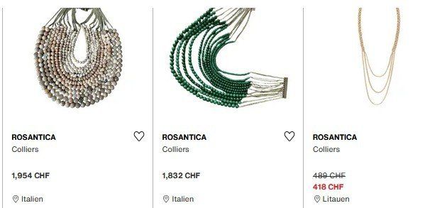 Catenine: Rosantica Milano Halskette / collier – Usato da Collonges venduto da arashee 6