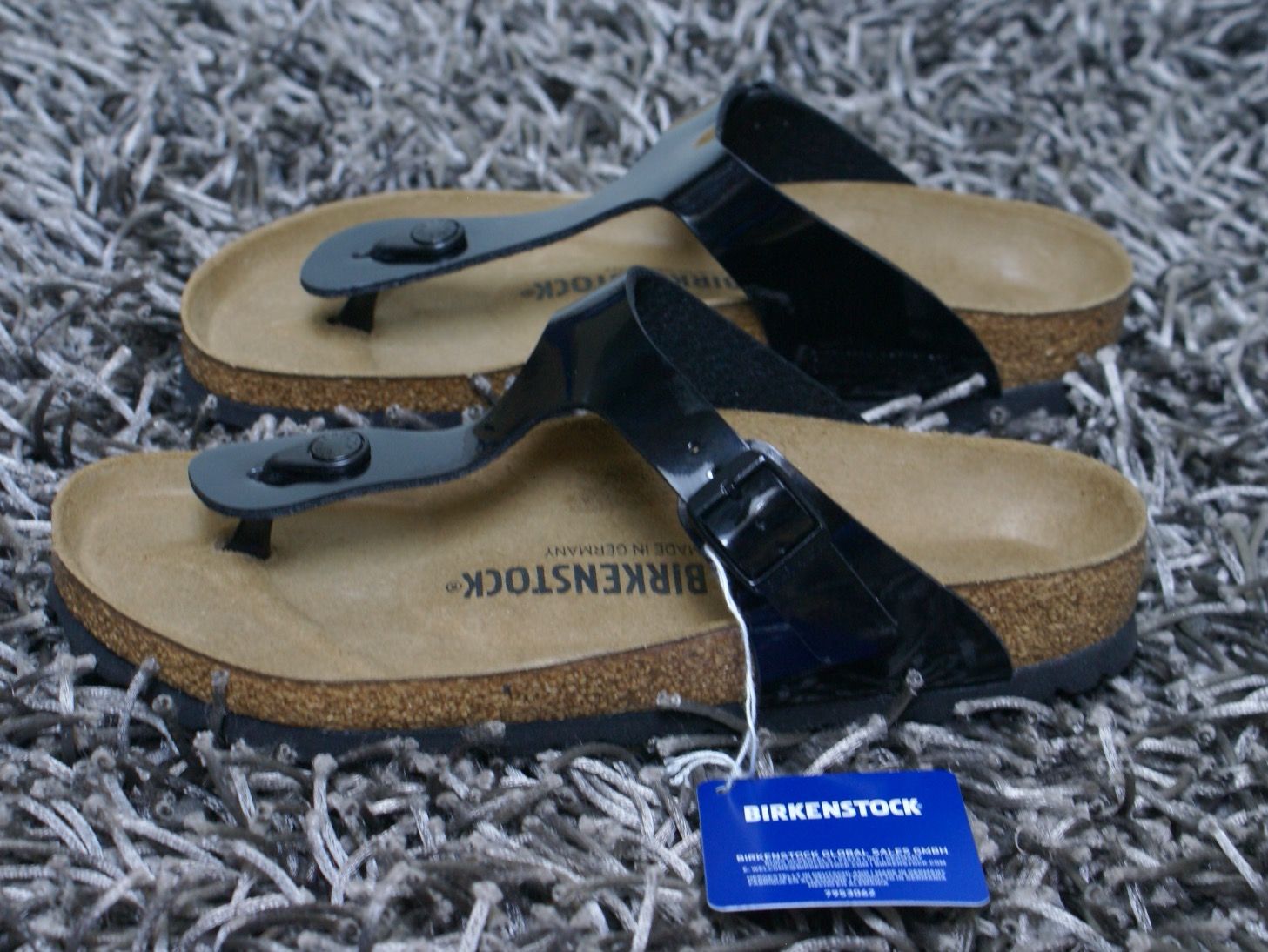 Birkenstock Scarpe da donna: Birkenstock, Gizeh, Gr. 40, schwarz, NEU – Nuovo e nell'imballaggio originale da Wattwil venduto da glueck