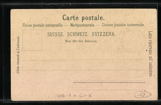 Cartes postales: Mondschein-Lithographie Rorschach, Hafen – D'occasion à Berlin par bartko-reher 1