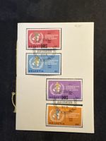 Timbres Service OMS Helvetia 1975 4 timbres neufs