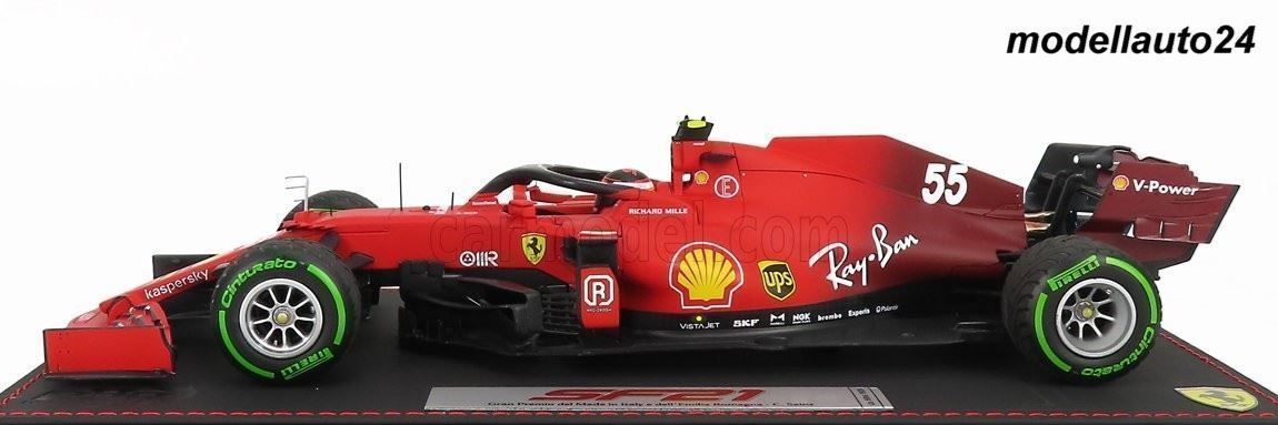 BBR Models Modellautos: Ferrari SF21 GP Italy Emilia Romagna 2021 / BBR 1:18 – Neu und originalverpackt aus Seuzach von Modellauto24 1