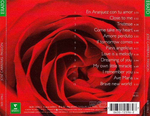 CD: 2CD's - José Carreras - Passsion & Operas – Usato da Unterbäch venduto da hiliq 2