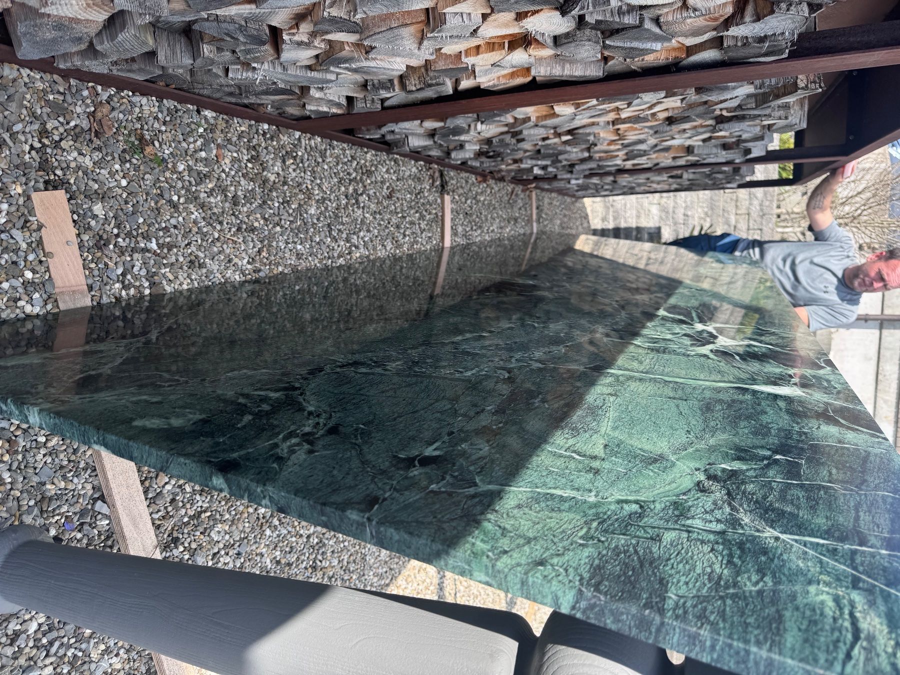 Tavoli: Grüner Marmor Buffet-Tisch – Usato da Rebstein venduto da san_zvm2 6