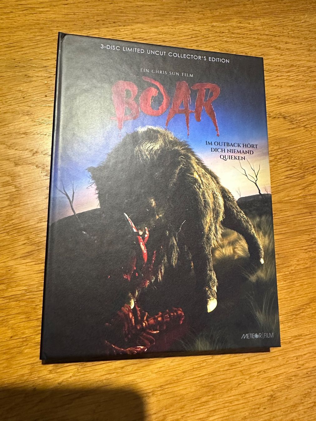 Tutti i DVDs: Boar Mediabook Bluray DVD 3 Disk – Usato da Benken ZH venduto da Audi-erich