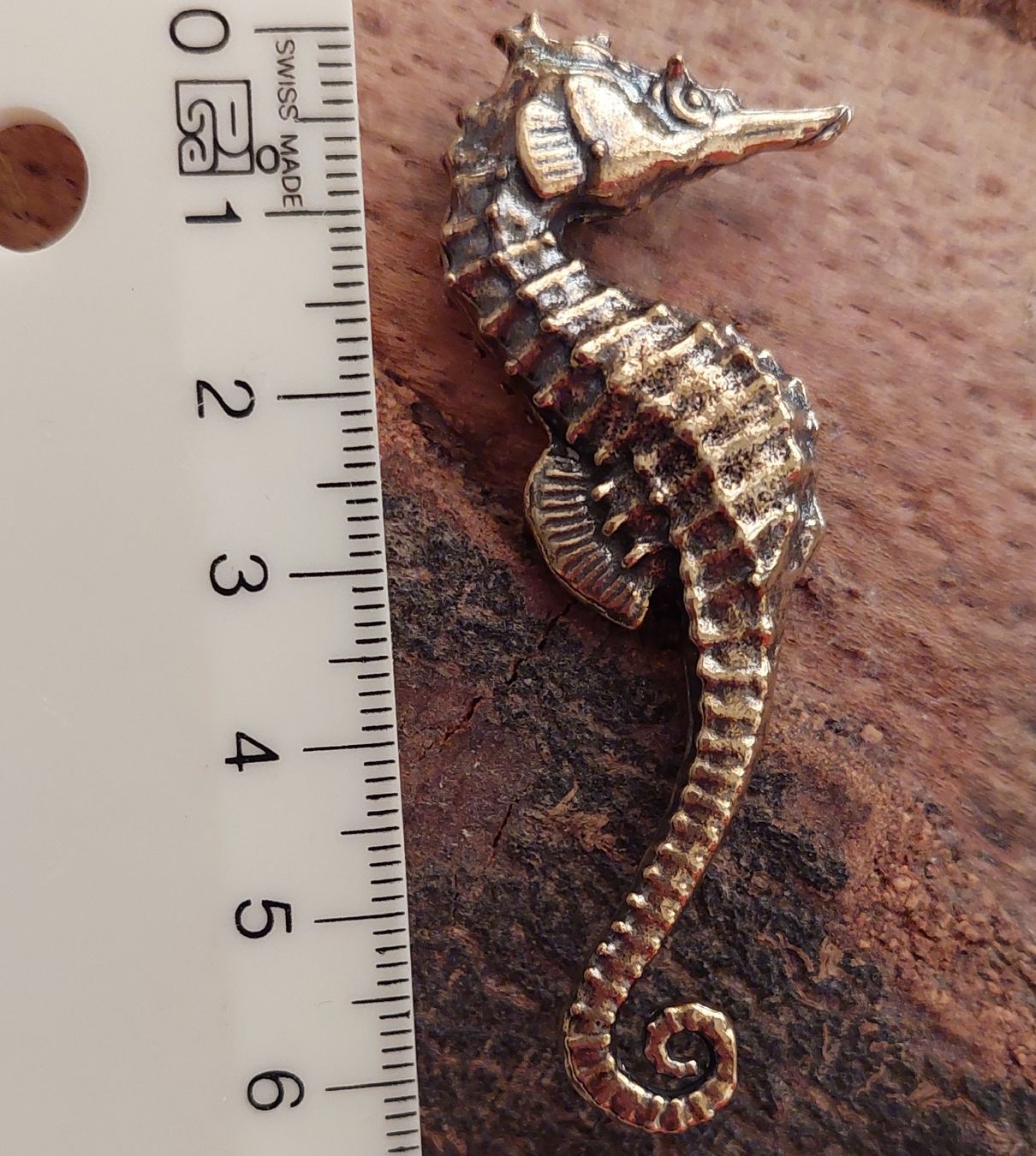 Statuette: Seepferdchen aus Messing – Usato da Oberwil BL venduto da Kukkaniitty 4