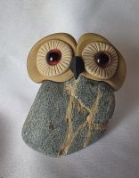 Eule Figur Naturstein Handgemacht wunder schön sie Fozo