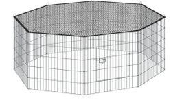 Freilaufgehege Hopper 5,00 aus 8 Gitterelementeninklusive S