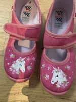 Elefanten Hausschuhe Pink Grösse 28 Einhorn bestickt