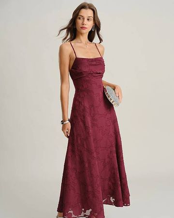 Vestito bordeaux Rihoas
