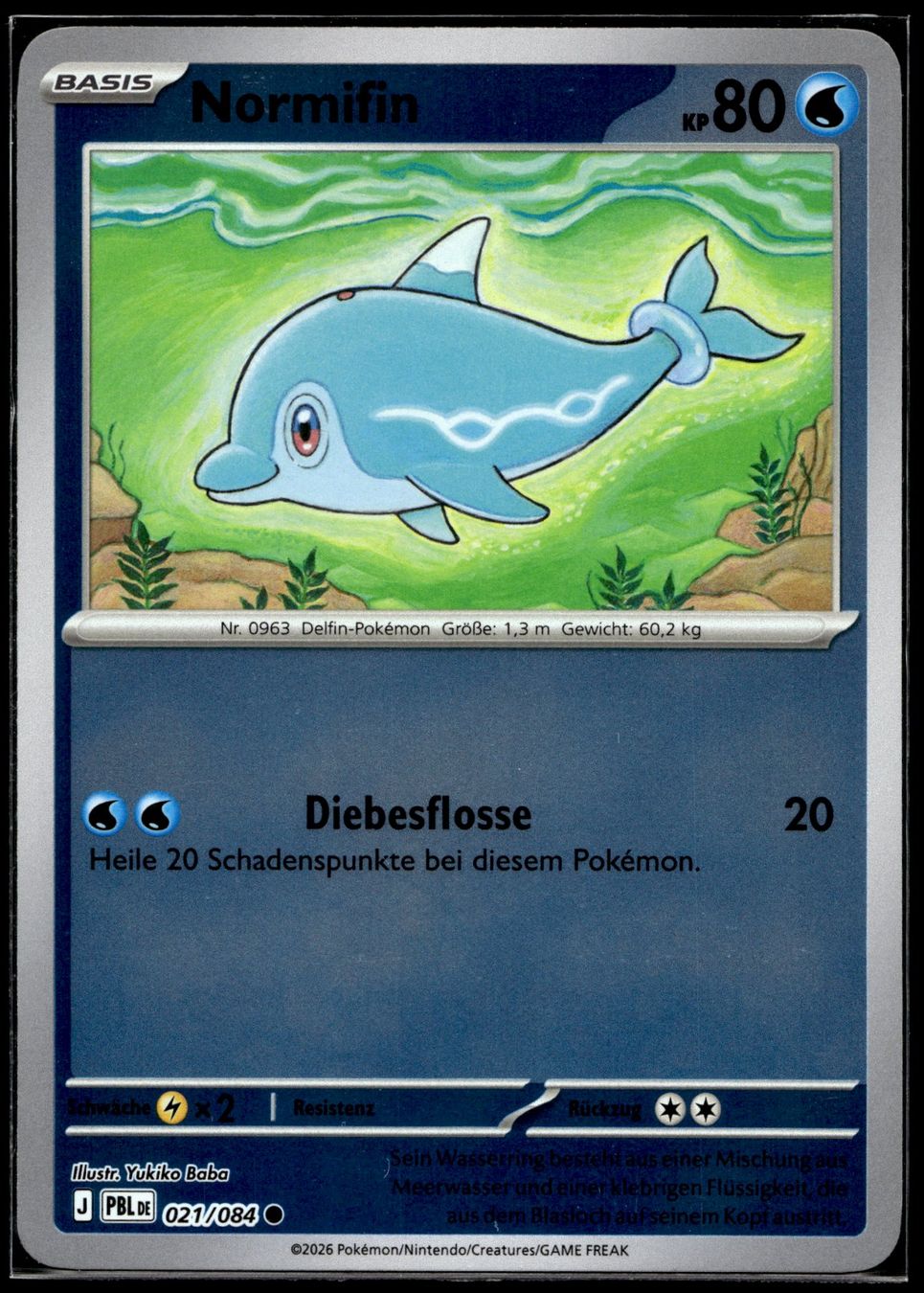 Pokémon Carte collezionabili: Normifin (PBL DE 021/084) - Reverse Holo – Usato da Affoltern am Albis venduto da Chiesa_5