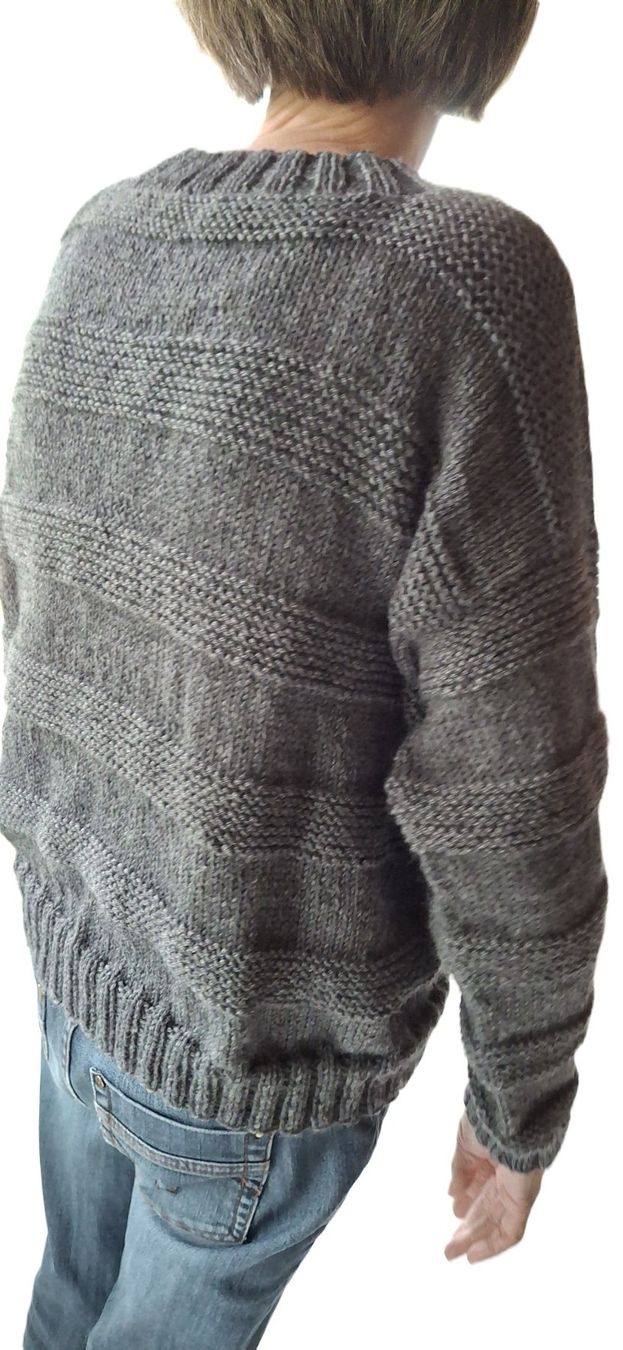 Maglioni & Felpe: Pulli "Carbon" warm und rustikal, handgestrickt    NEU – Nuovo (secondo la descrizione) da Langenthal venduto da Handstrick 4